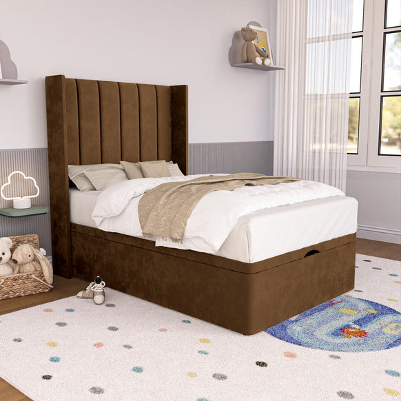 Prague Kids Wingback Ottoman Divan Bed