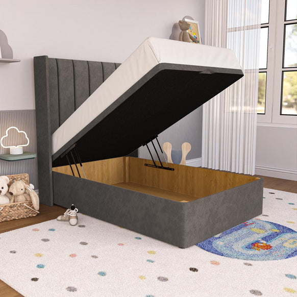 Prague Kids Wingback Ottoman Divan Bed