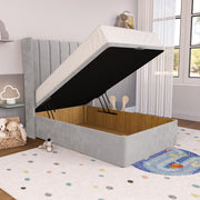 Prague Kids Wingback Ottoman Divan Bed