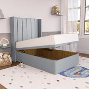 Prague Kids Wingback Ottoman Divan Bed