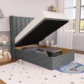 Prague Kids Wingback Ottoman Divan Bed