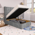 Prague Kids Wingback Ottoman Divan Bed