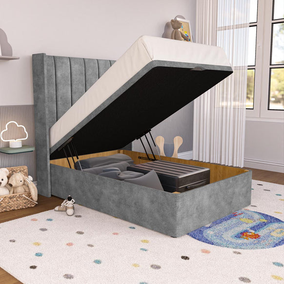 Prague Kids Wingback Ottoman Divan Bed