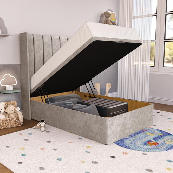 Prague Kids Wingback Ottoman Divan Bed