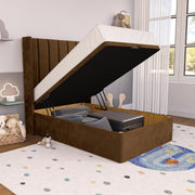 Prague Kids Wingback Ottoman Divan Bed