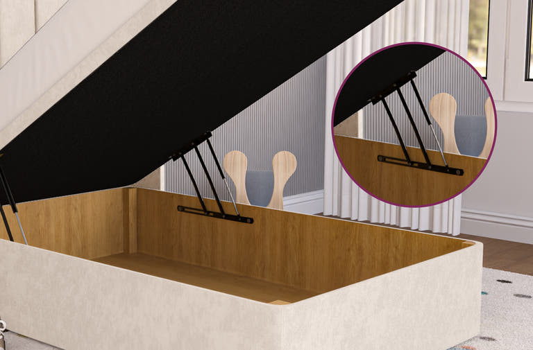 Gas-Lift Opening Mechanism