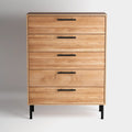 Renzo 5 Drawers Chest - Oak