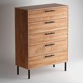 Renzo 5 Drawers Chest - Oak