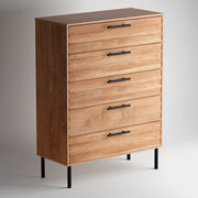 Renzo 5 Drawers Chest - Oak