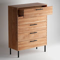 Renzo 5 Drawers Chest - Oak