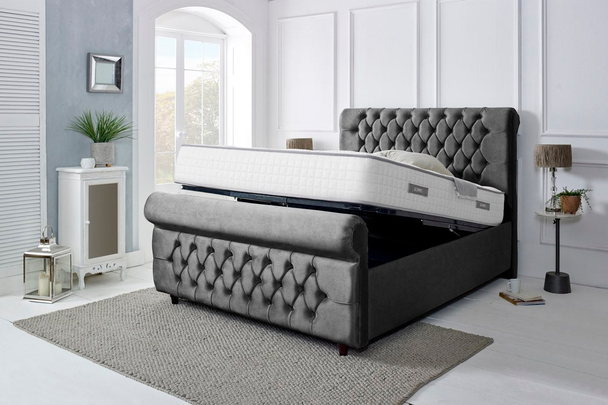 Melbourne Upholstered Ottoman Bed