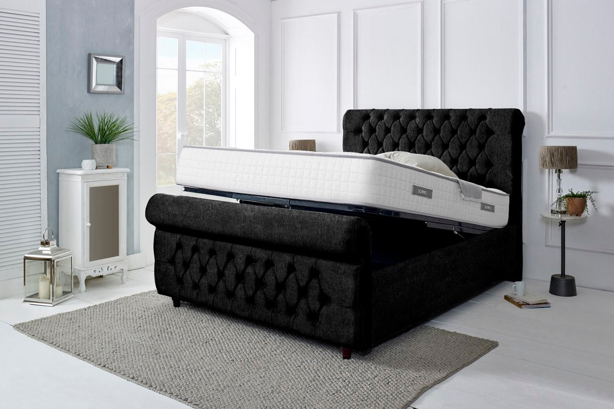 Melbourne Upholstered Ottoman Bed