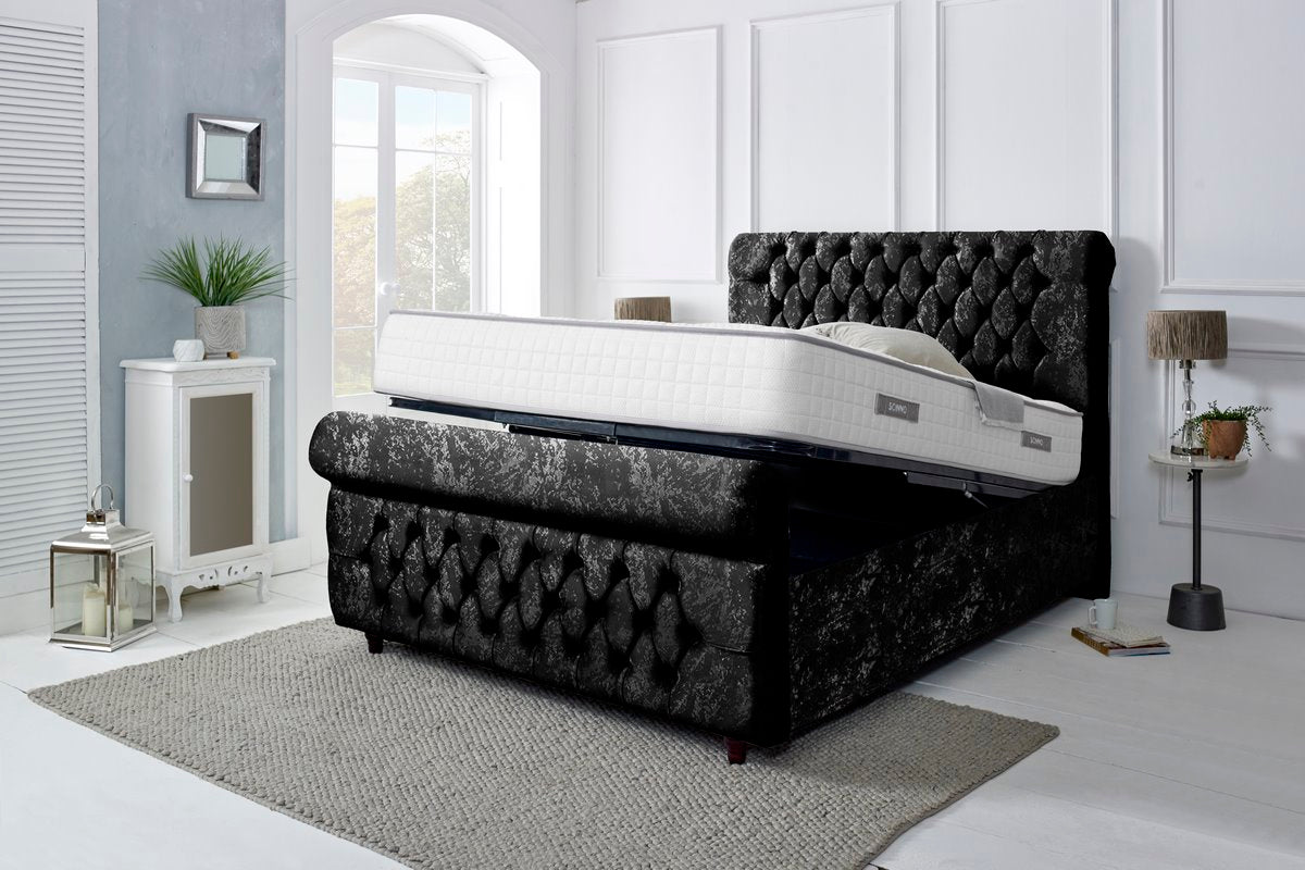 Melbourne Upholstered Ottoman Bed