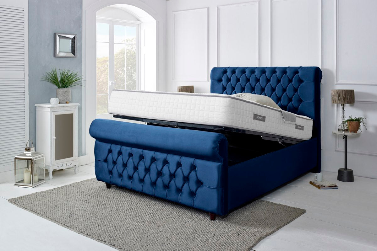 Melbourne Upholstered Ottoman Bed