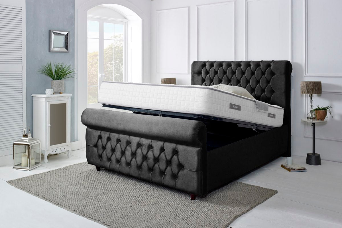 Melbourne Upholstered Ottoman Bed