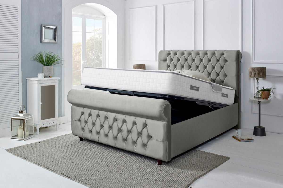 Melbourne Upholstered Ottoman Bed