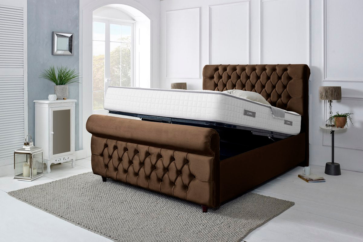 Melbourne Upholstered Ottoman Bed