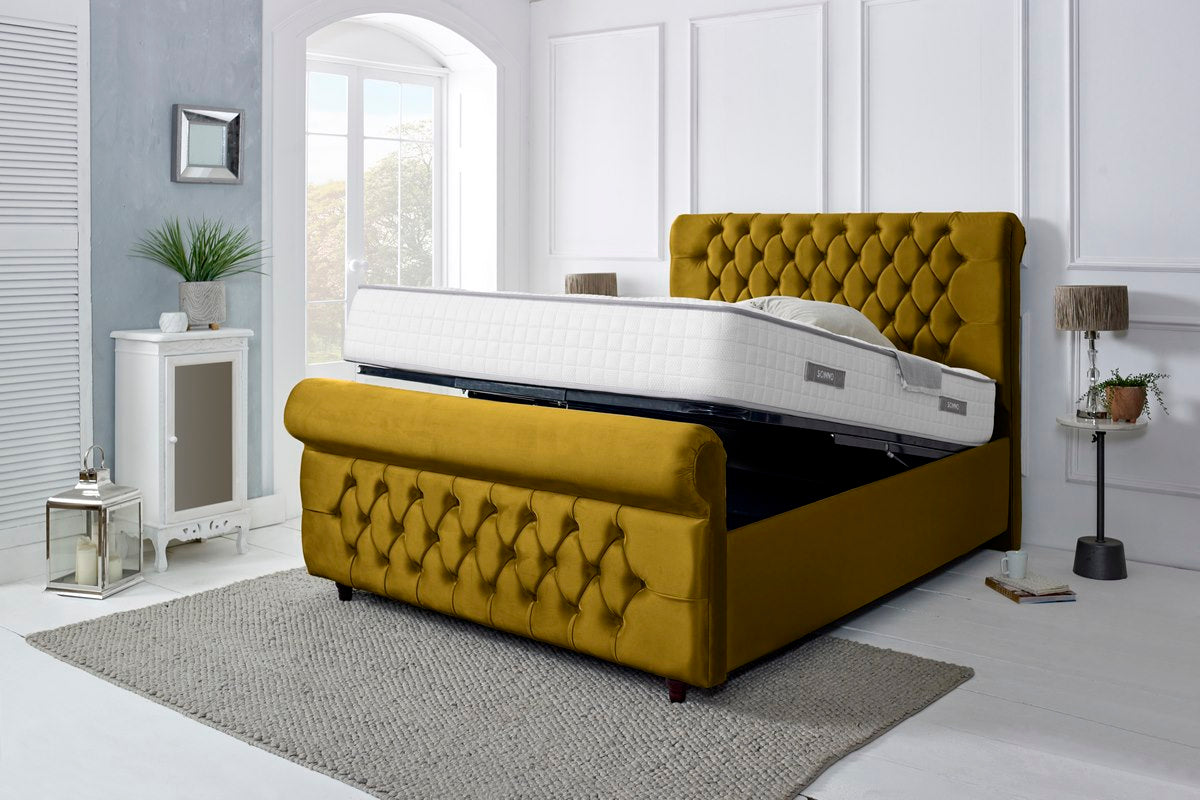 Melbourne Upholstered Ottoman Bed