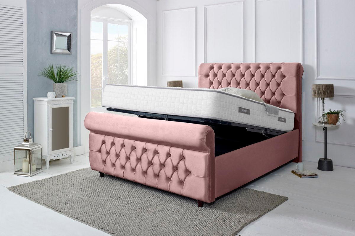 Melbourne Upholstered Ottoman Bed