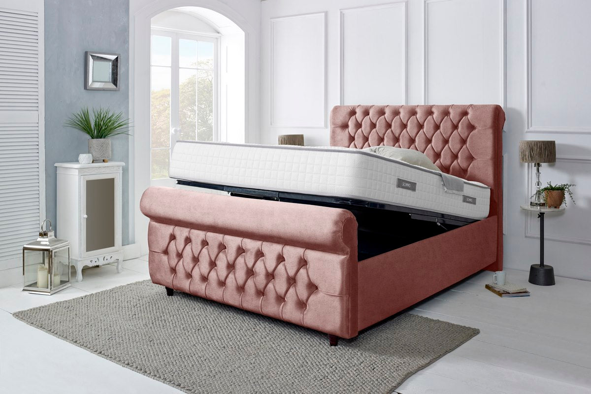 Melbourne Upholstered Ottoman Bed