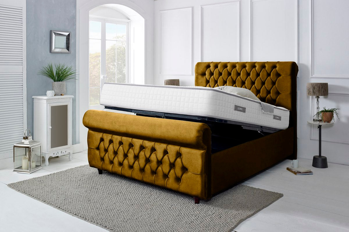 Melbourne Upholstered Ottoman Bed