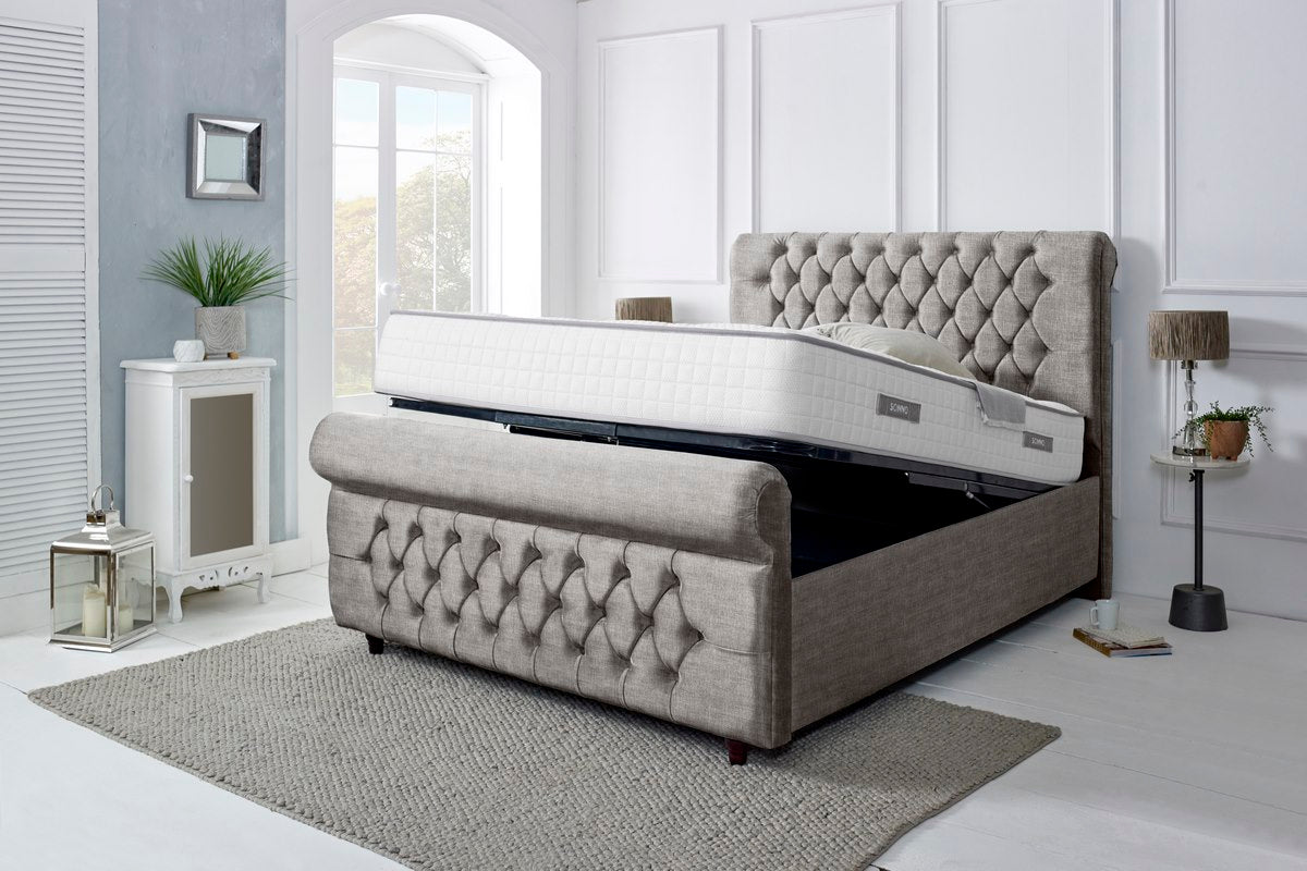 Melbourne Upholstered Ottoman Bed