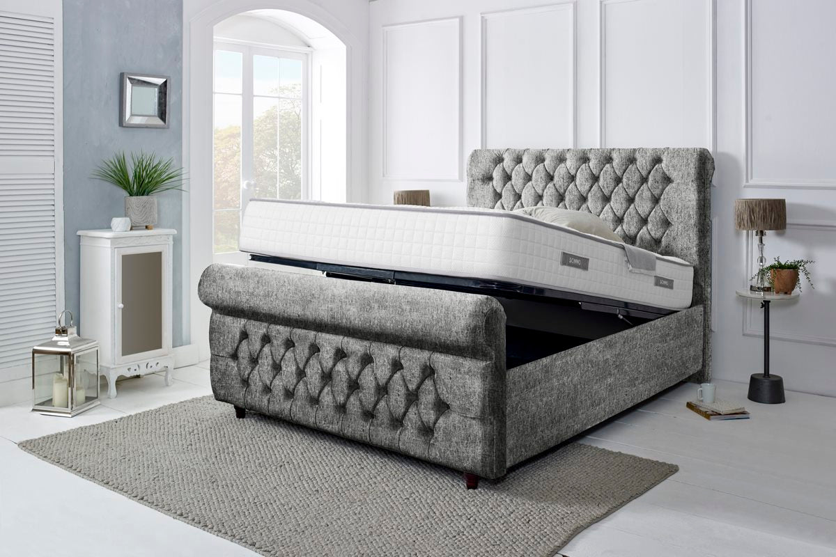 Melbourne Upholstered Ottoman Bed