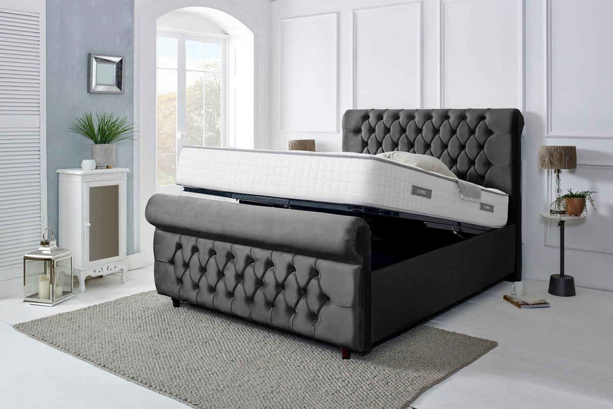 Melbourne Upholstered Ottoman Bed