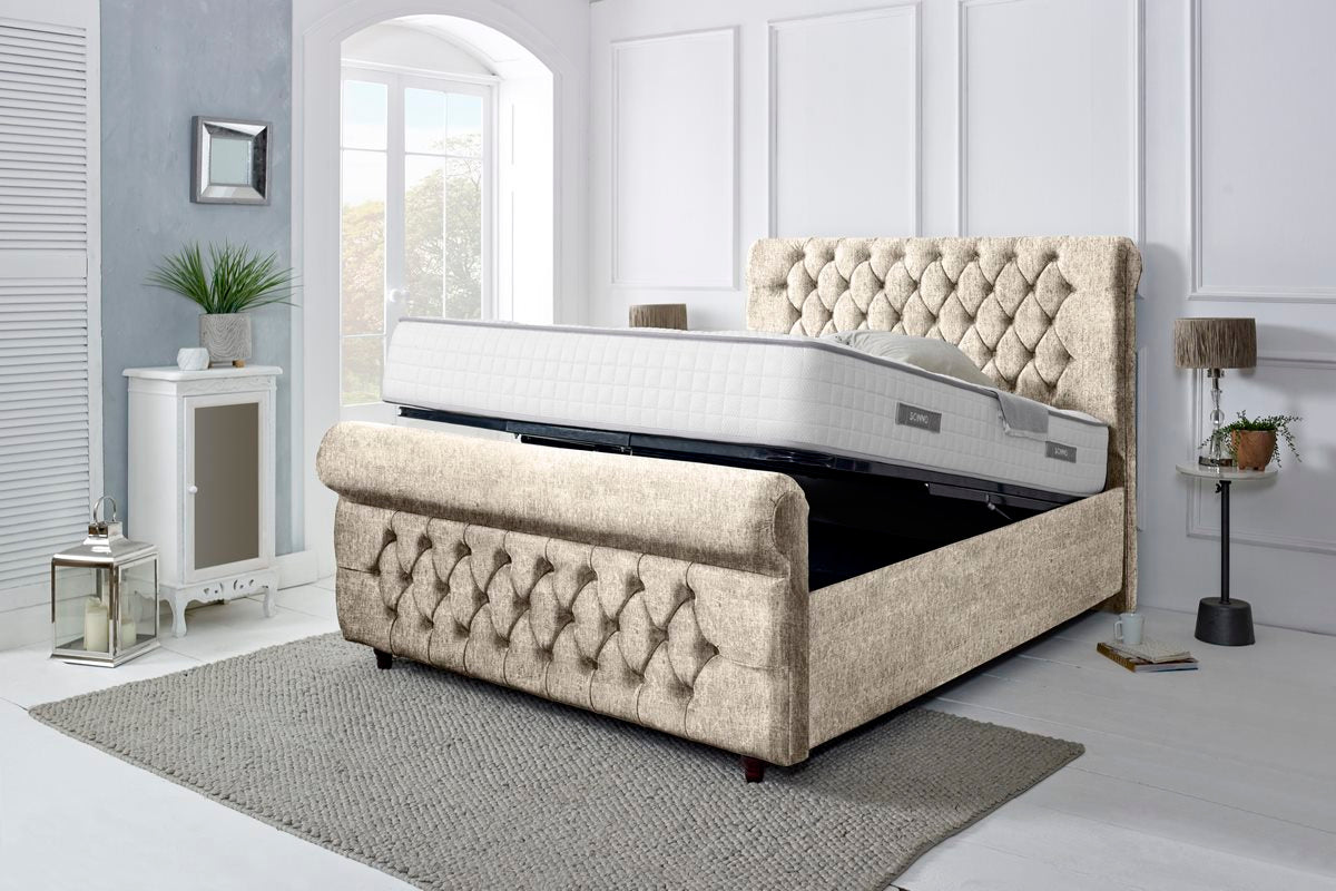 Melbourne Upholstered Ottoman Bed