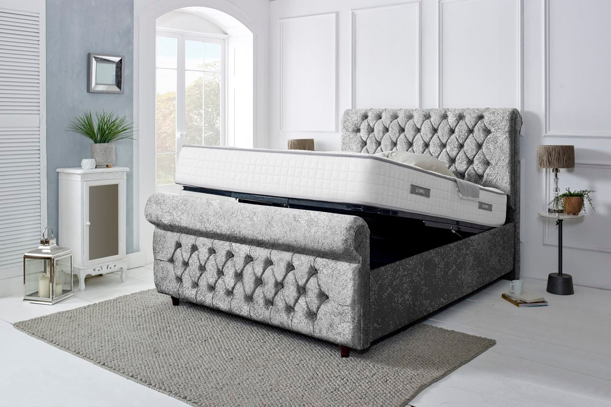 Melbourne Upholstered Ottoman Bed