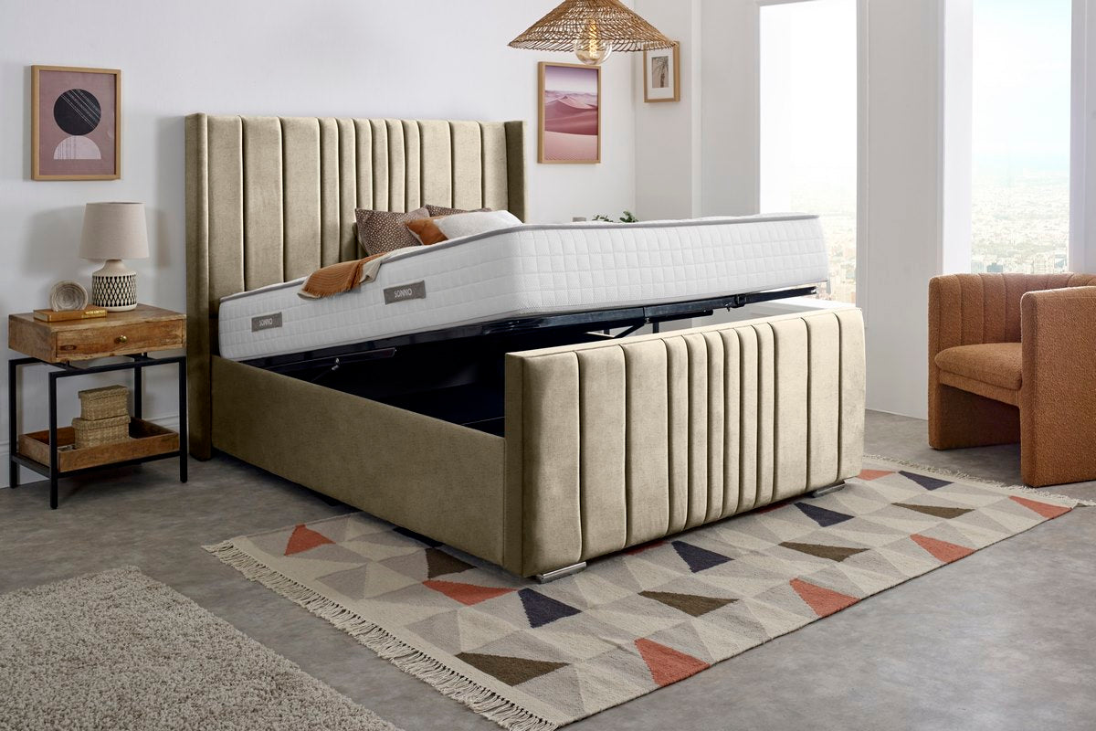 Cambridge Upholstered Ottoman Bed