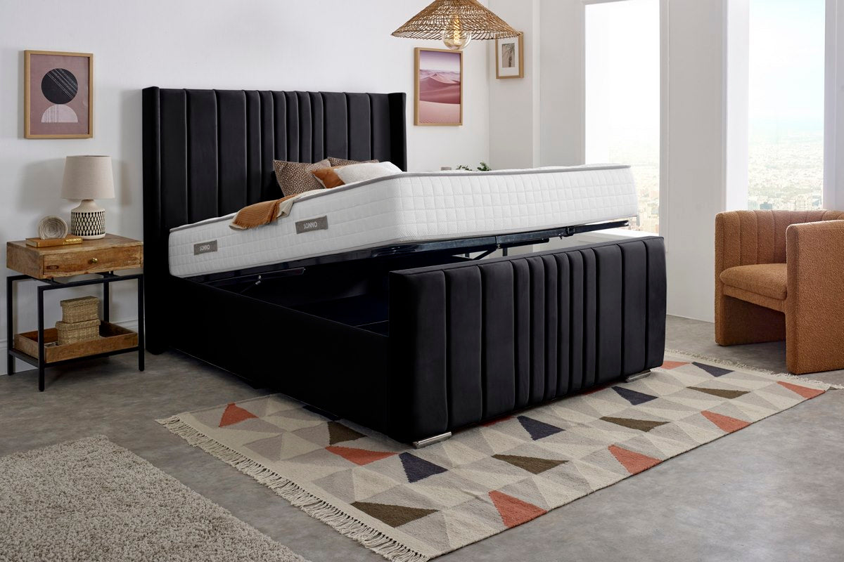 Cambridge Upholstered Ottoman Bed