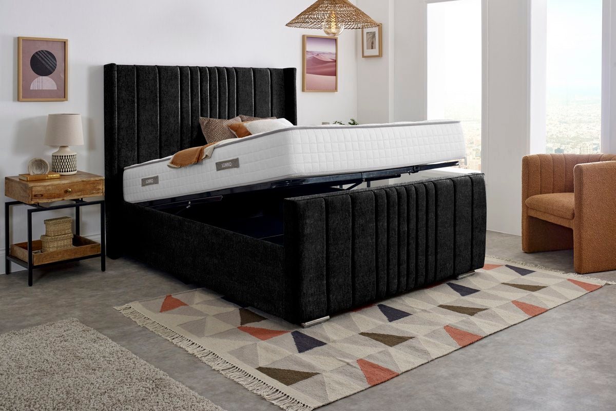 Cambridge Upholstered Ottoman Bed