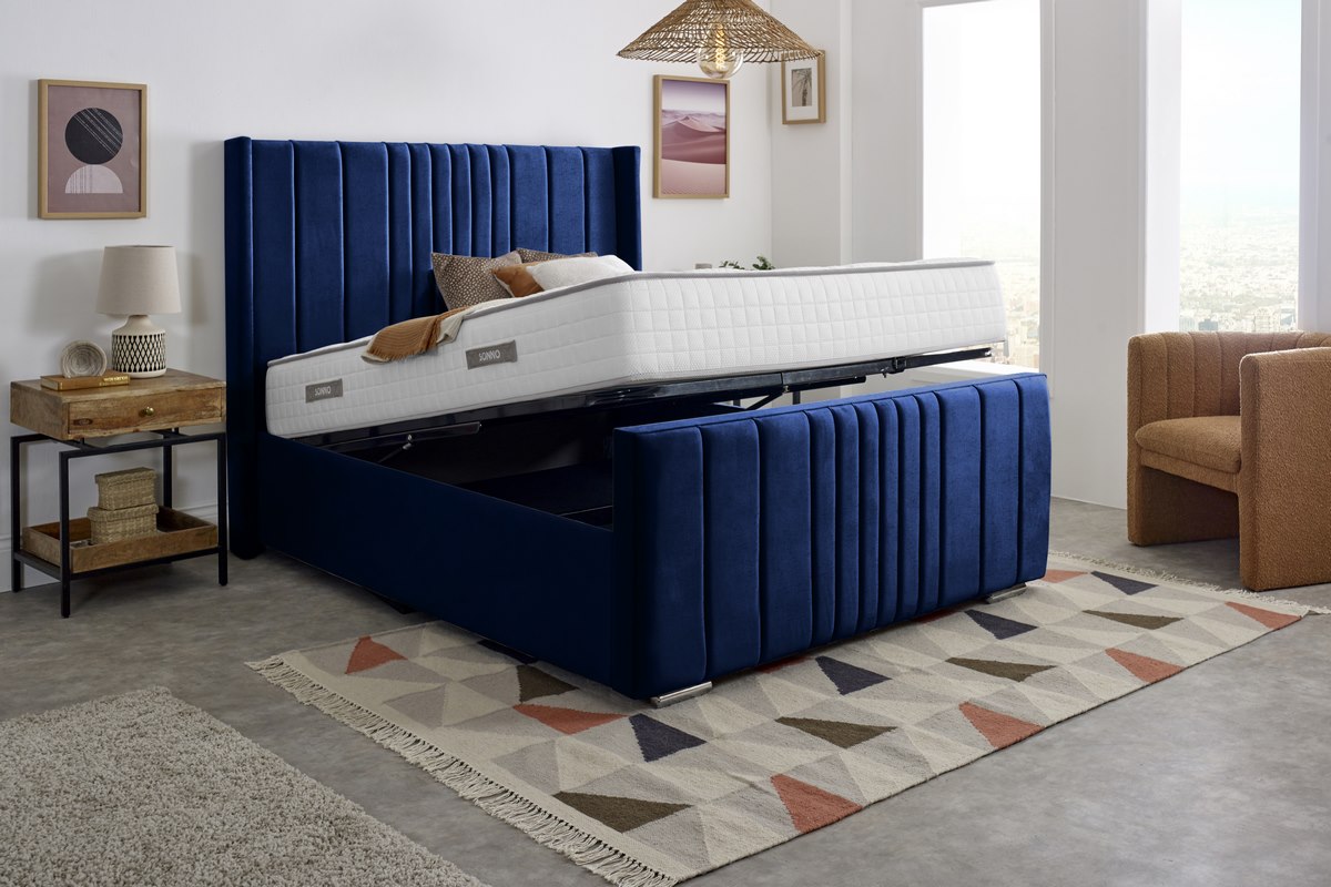 Cambridge Upholstered Ottoman Bed