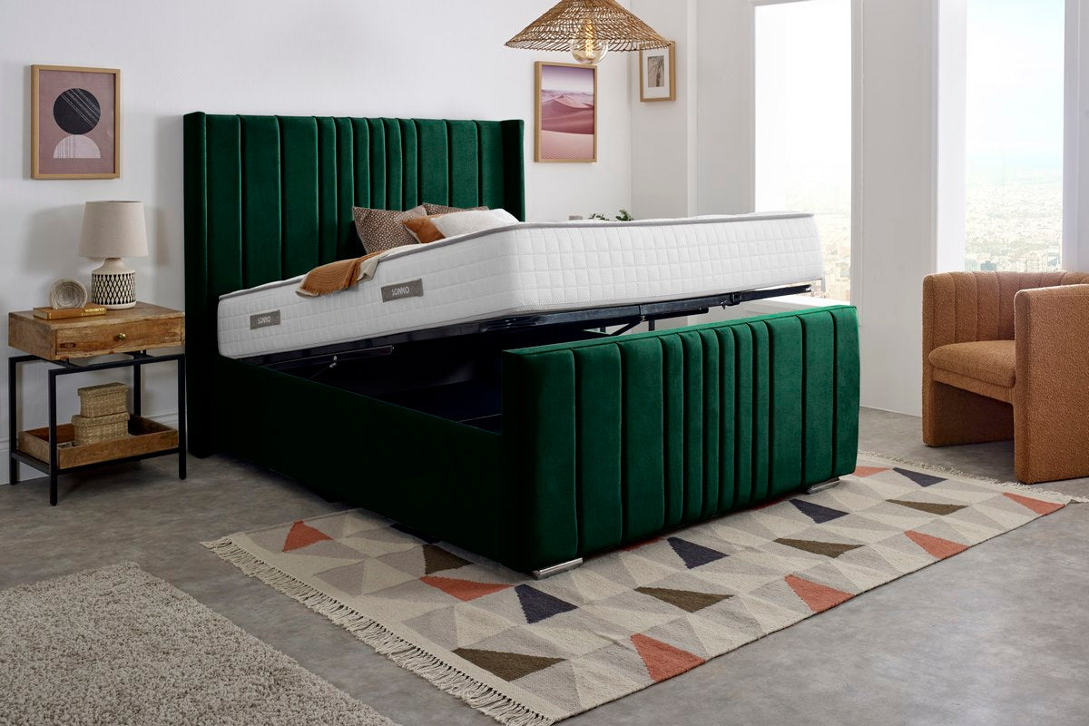 Cambridge Upholstered Ottoman Bed