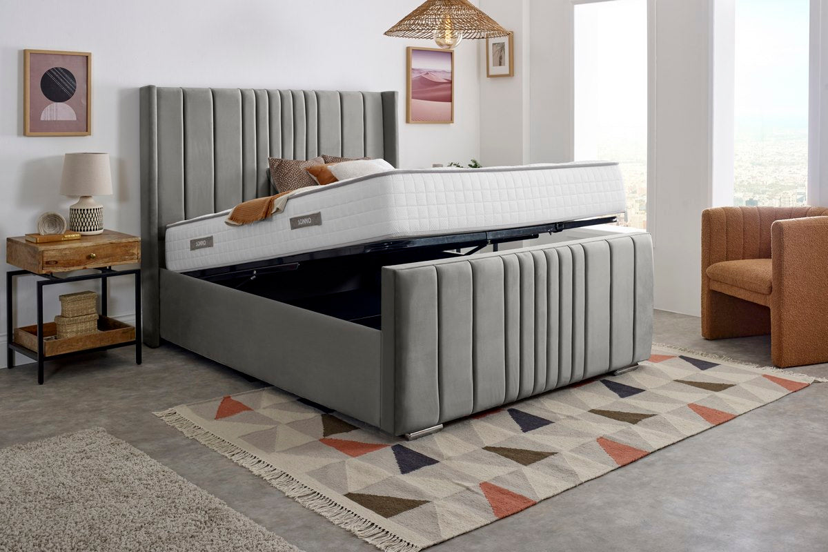 Cambridge Upholstered Ottoman Bed