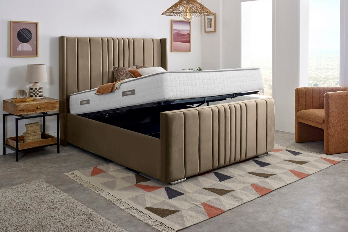 Cambridge Upholstered Ottoman Bed