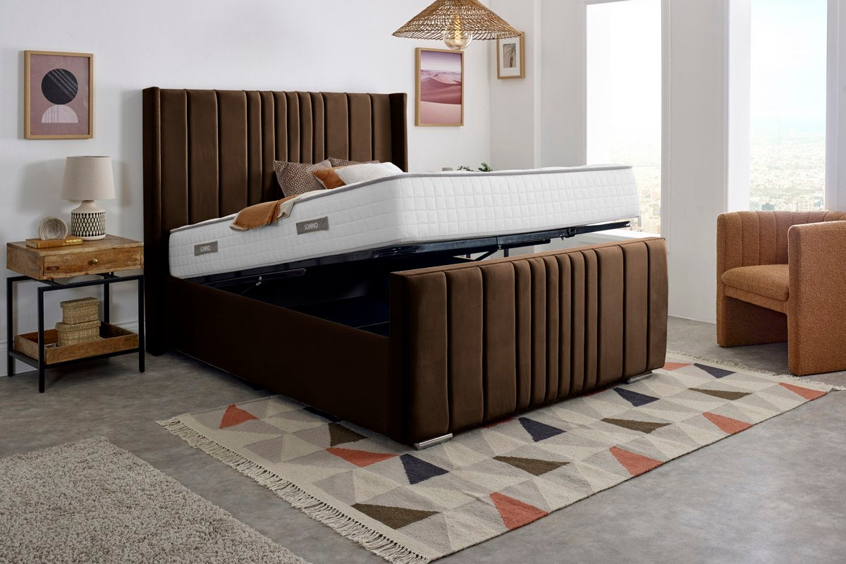 Cambridge Upholstered Ottoman Bed