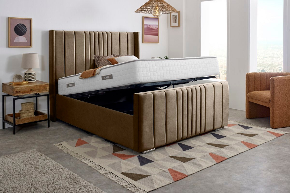 Cambridge Upholstered Ottoman Bed