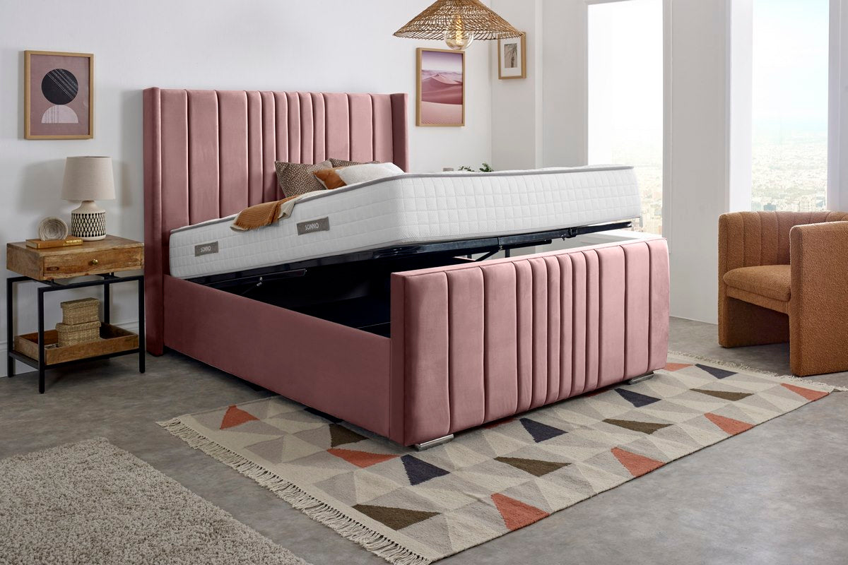 Cambridge Upholstered Ottoman Bed