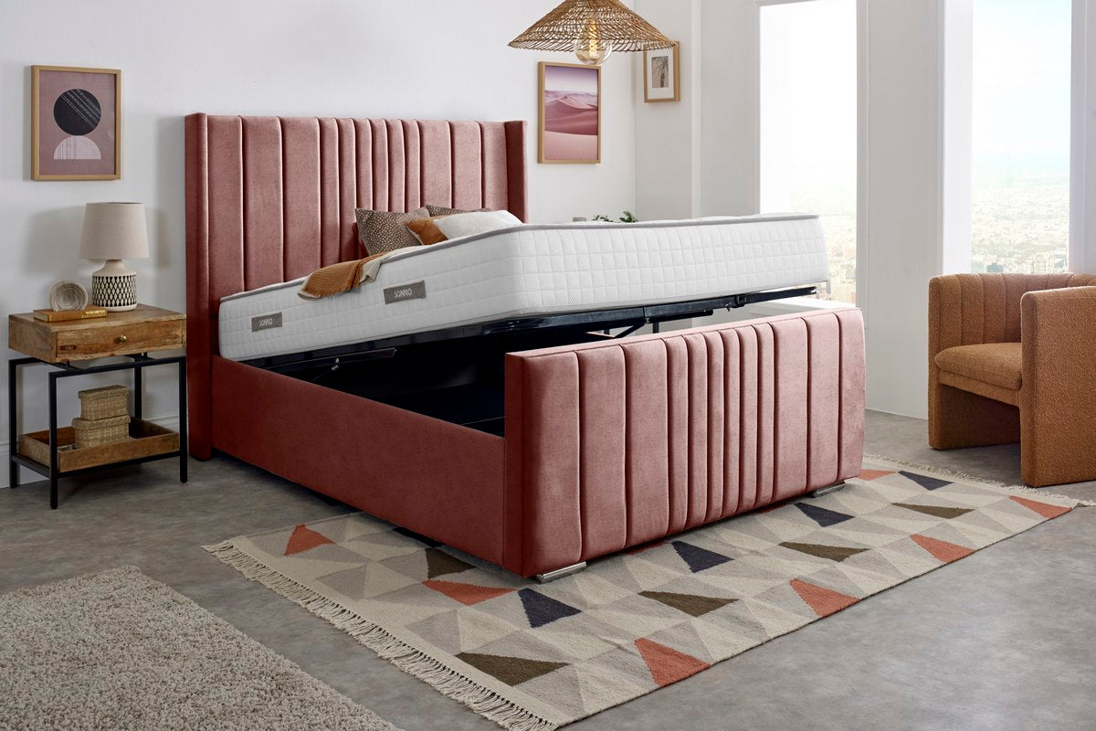 Cambridge Upholstered Ottoman Bed