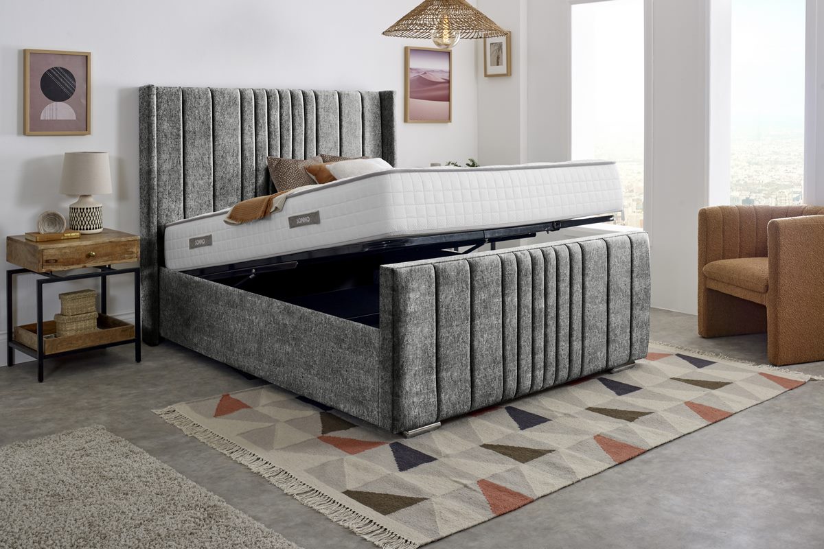 Cambridge Upholstered Ottoman Bed