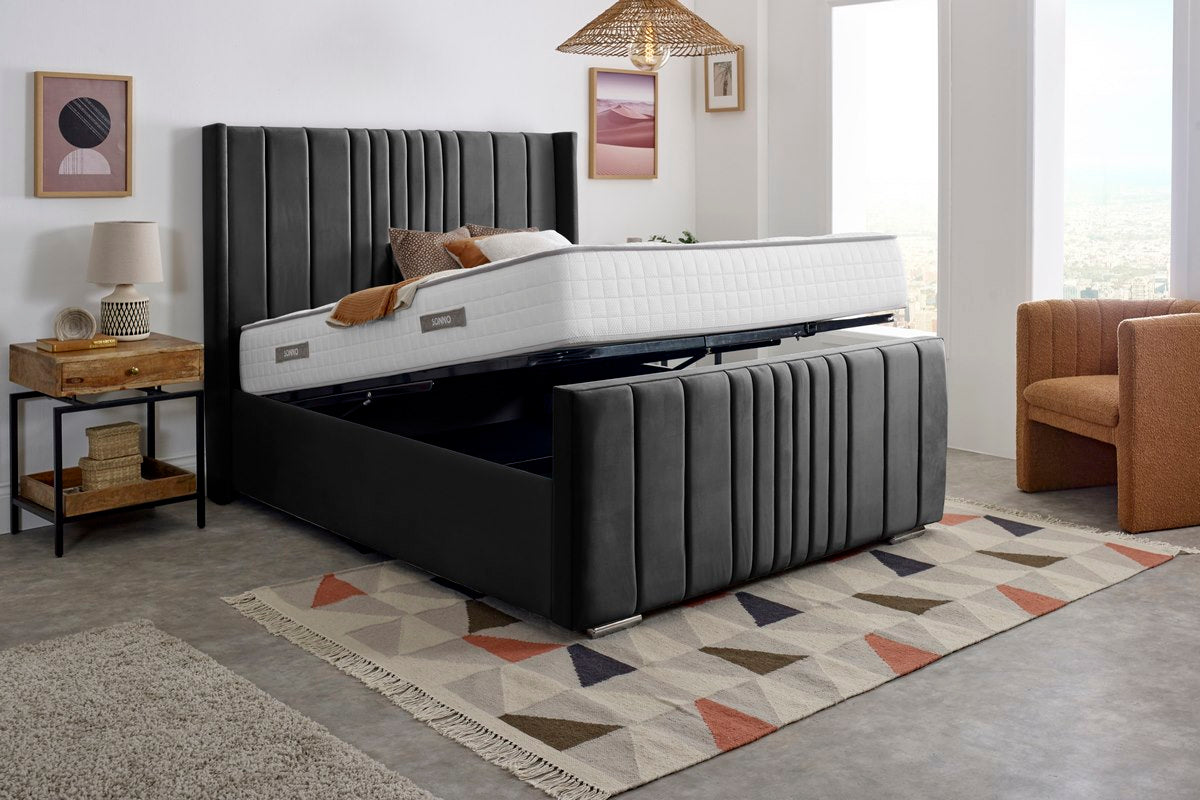 Cambridge Upholstered Ottoman Bed