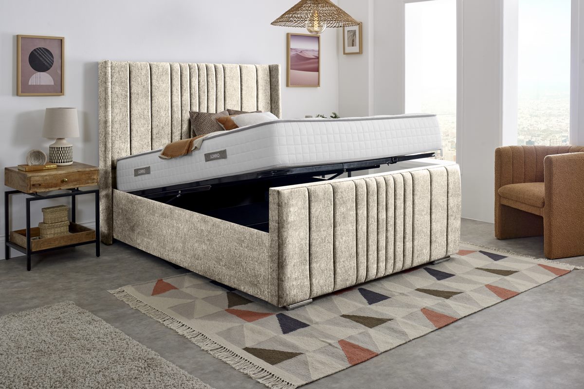 Cambridge Upholstered Ottoman Bed