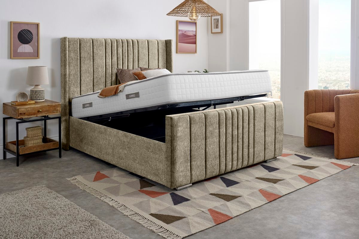 Cambridge Upholstered Ottoman Bed