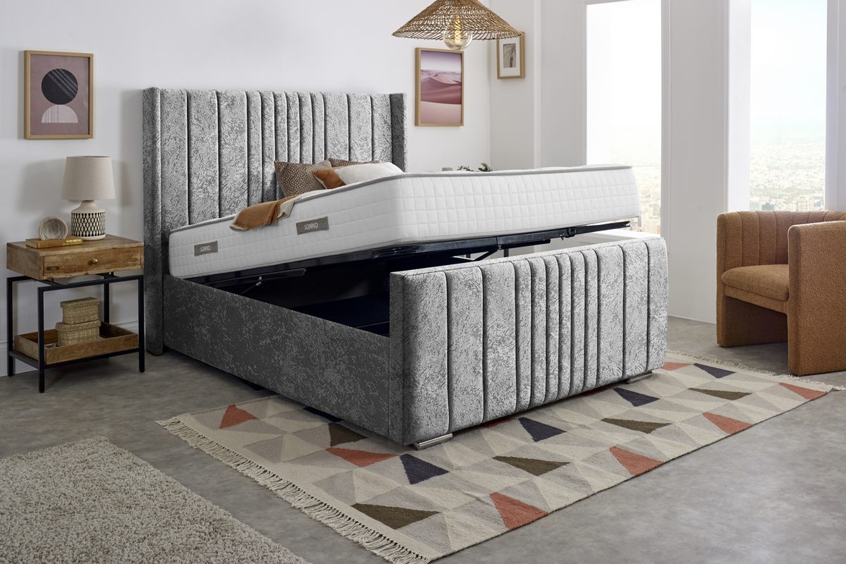 Cambridge Upholstered Ottoman Bed