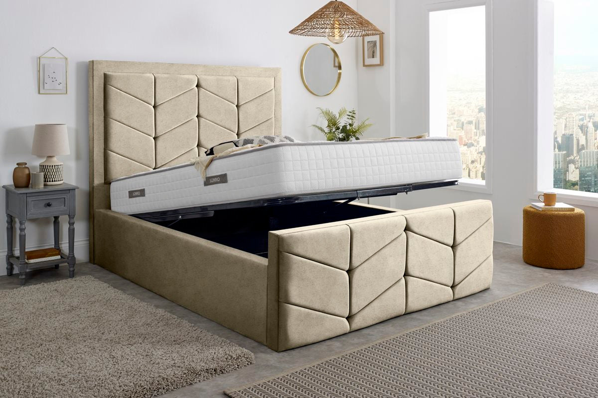 Lancaster Upholstered Ottoman Bed