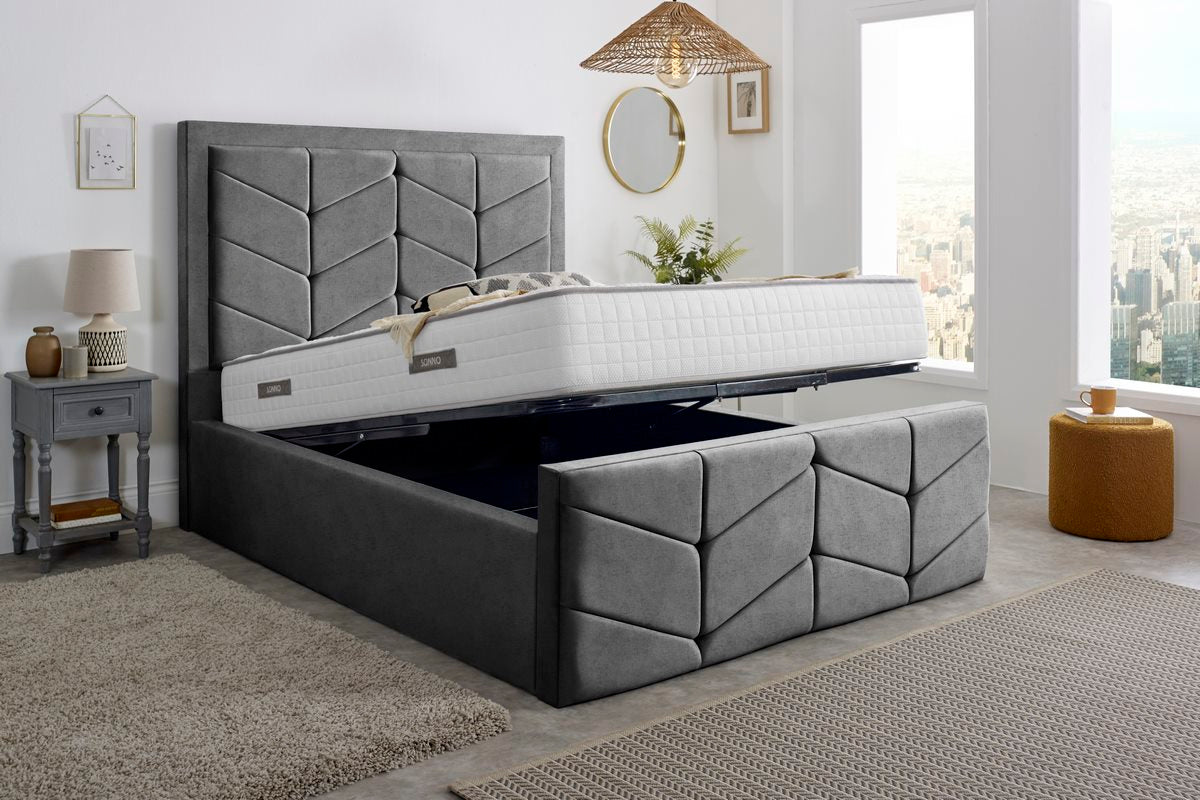 Lancaster Upholstered Ottoman Bed