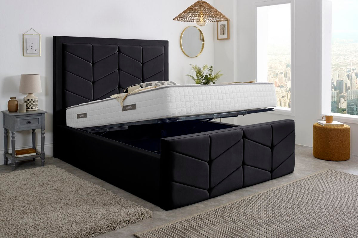 Lancaster Upholstered Ottoman Bed