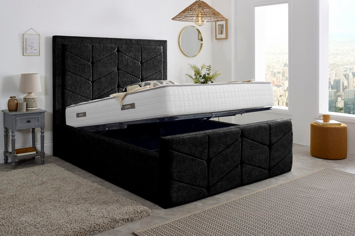 Lancaster Upholstered Ottoman Bed